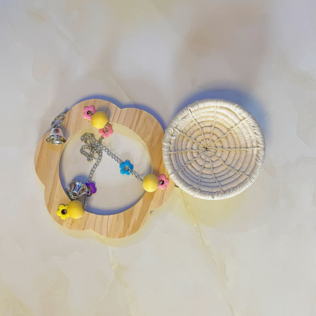 Parrot Nest Tiger Skin Sleeping Bird Nest Swing Hammock Peony Black Phoenix Stand Hand-woven Nest Warm Toy