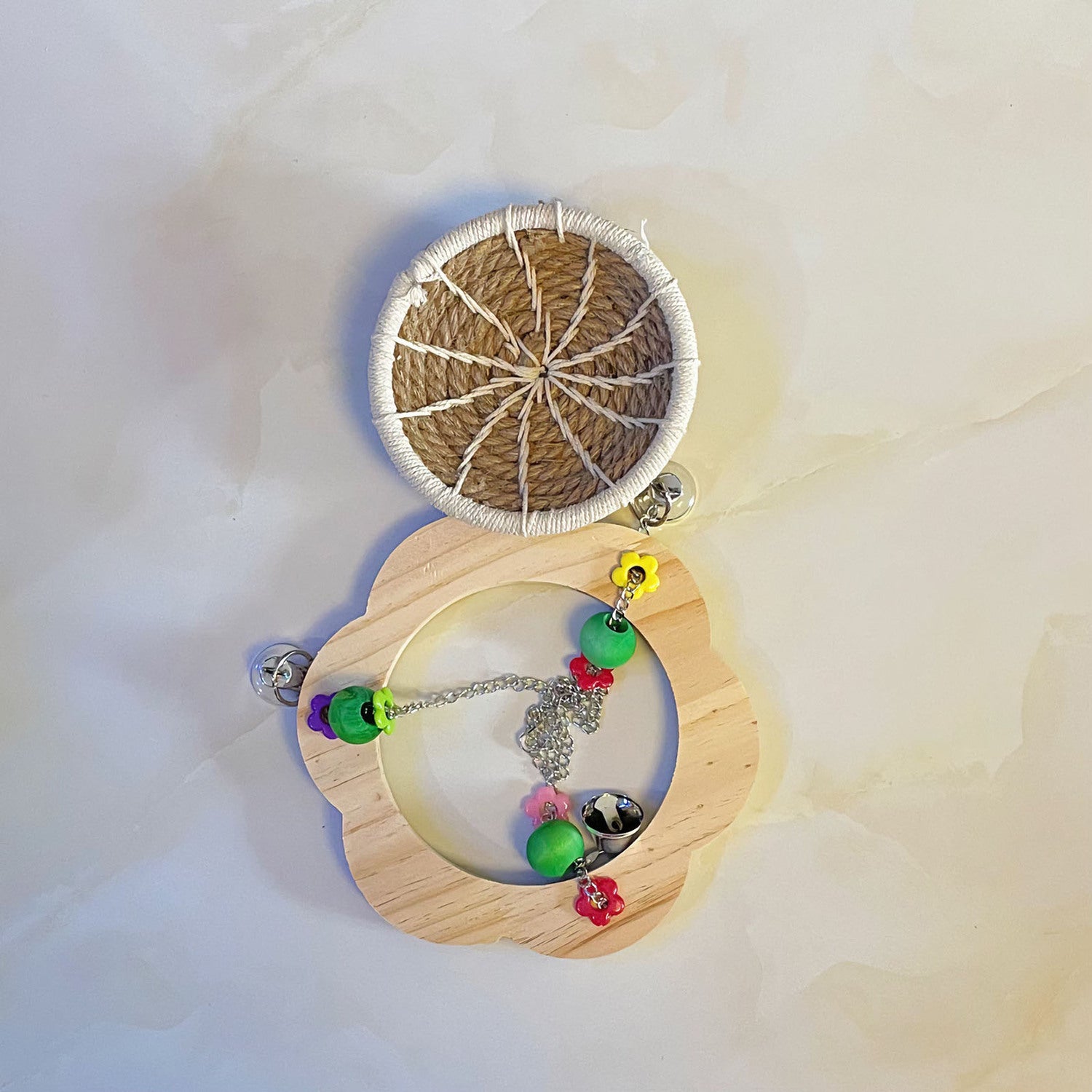 Parrot Nest Tiger Skin Sleeping Bird Nest Swing Hammock Peony Black Phoenix Stand Hand-woven Nest Warm Toy